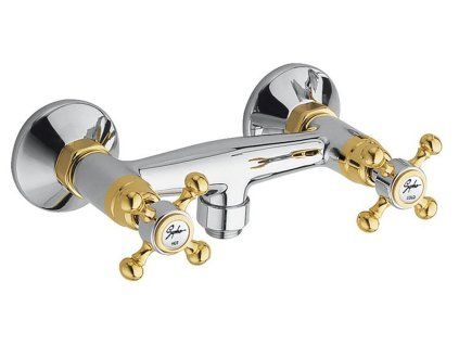 Sapho Antea 3862 sprchová baterie nástěnná 150 mm kohoutková chrom / zlato