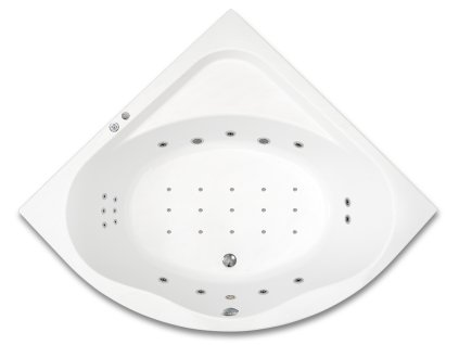 545 1 viriva vana gaia flat 150 x 150 cm 9 velkych masaznich trysek 6 malych masaznich trysek 15 air trysek 1 led osvetleni