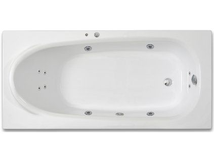 2120 viriva vana rhey surf 190 x 80 cm 4 velke masazni trysky 6 malych masaznich trysek 1 saci kos motor 750 w