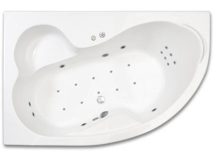 1460 1 viriva vana nike flat 160 x 105 cm 4 velke masazni trysky 8 malych masaznich trysek 10 air trysek 1 led osvetleni