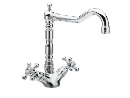 Sapho Antea 3121 dřezová baterie s retro hubicí chrom