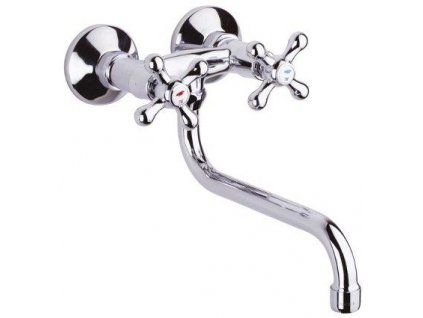 Raf Rio II RK1551A dřezová nástěnná baterie kulaté ústí 20 cm, r. 100 mm