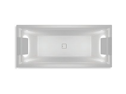 Riho Still Square Led LR 170 x 75 cm vana akrylátová obdélníková bílá B100005005