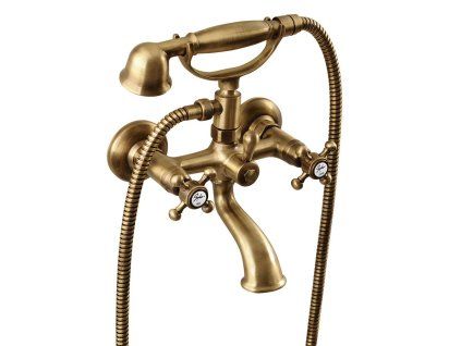 Sapho Antea 3016 vanová baterie nástěnná 150 mm kohoutková bronz