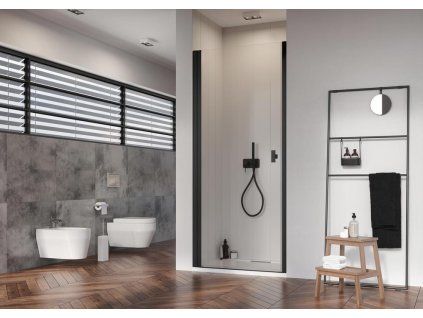 RADAWAY NES BLACK DWJ I 80 cm 10026080-54-01L sprchové dveře levé