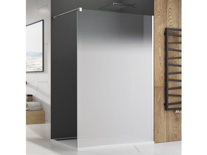 SanSwiss Ronal WALK-IN EASY 120 cm sprchová zástěna sklo Brume STR4P1205081