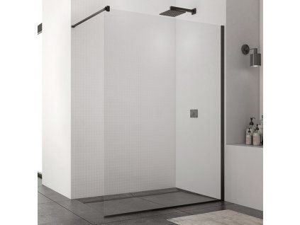 SanSwiss Ronal WALK-IN EASY 90 cm sprchová zástěna sklo Transparent STR4P0900607