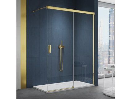 SanSwiss Ronal WALK-IN CADURA 160 cm pravá sprchová zástěna sklo Shade CAW2D1601268