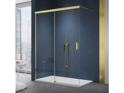 SanSwiss Ronal WALK-IN CADURA 180 cm levá sprchová zástěna sklo Transparent CAW2G1801207