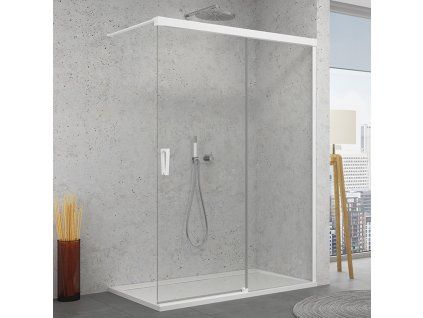 SanSwiss Ronal WALK-IN CADURA 100 cm pravá sprchová zástěna sklo Shade CAW2D1000968