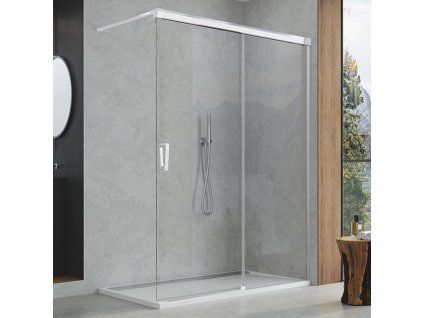 SanSwiss Ronal WALK-IN CADURA 160 cm pravá sprchová zástěna sklo Shade CAW2D1605068