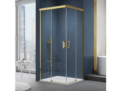 SanSwiss Ronal CADURA 120 cm pravé sprchové dveře sklo Transparent CAE2D1201207