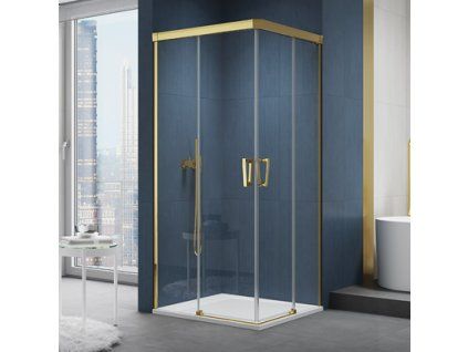SanSwiss Ronal CADURA 100 cm pravé sprchové dveře sklo Transparent CAE2D1001207