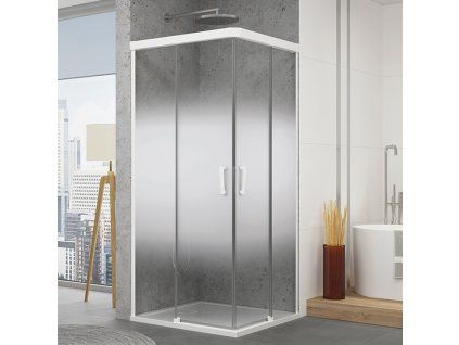 SanSwiss Ronal CADURA 90 cm pravé sprchové dveře sklo Shade CAE2D0900968