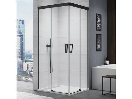 SanSwiss Ronal CADURA 70 cm pravé sprchové dveře sklo Shade CAE2D0700668
