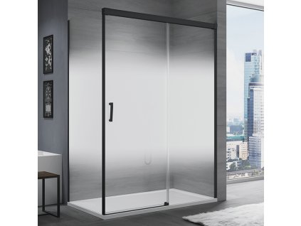 SanSwiss Ronal CADURA 110 cm pravé sprchové dveře sklo Shade CAS2D1100668