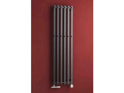 PMH Pluto 105 x 1500 mm P2BL/2 koupelnový radiátor černá mat