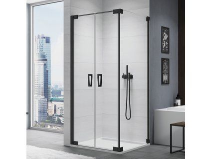 SanSwiss Ronal CADURA 140 cm sprchové dveře sklo Transparent CA2C1400607