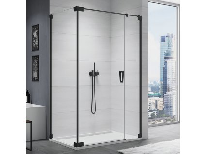 SanSwiss Ronal CADURA 140 cm pravé sprchové dveře sklo Shade CA31CD1400668