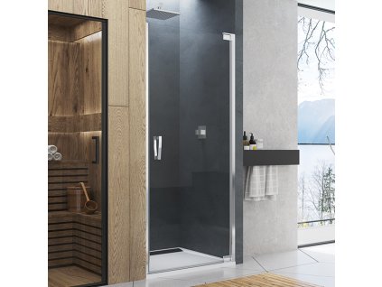 SanSwiss Ronal CADURA 70 cm pravé sprchové dveře sklo Transparent CA1CD0705007