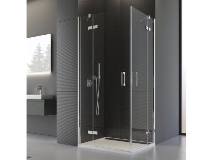 SanSwiss Ronal PUR 90 cm pravé sprchové dveře sklo Transparent PUE2PD0901007