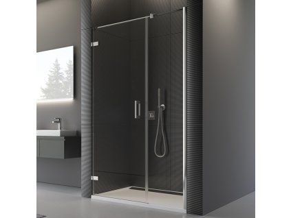 SanSwiss Ronal PUR 120 cm levé sprchové dveře sklo Satinato PU31PG1201049