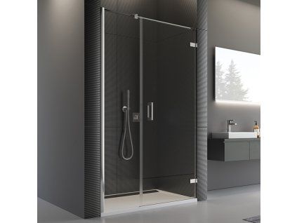 SanSwiss Ronal PUR 120 cm pravé sprchové dveře sklo Satinato PU31PD1201049