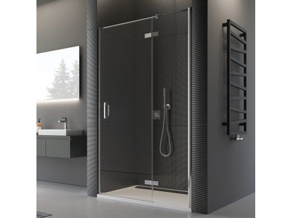 SanSwiss Ronal PUR 90 cm pravé sprchové dveře sklo Transparent PU13PD0901007