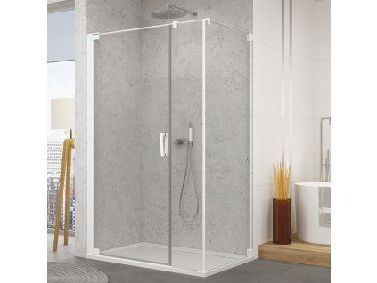 SanSwiss Ronal CADURA 110 cm boční stěna sklo Transparent CAT51100907