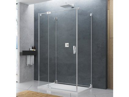 SanSwiss Ronal CADURA 110 cm boční stěna sklo Transparent CAT31100607