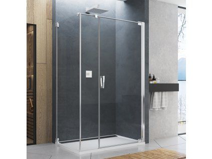SanSwiss Ronal CADURA 110 cm boční stěna sklo Shade CAT51105068