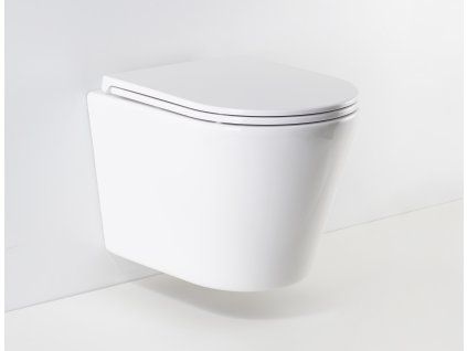 20703 zavesne wc ovale basso rimless se slim sedatkem soft close