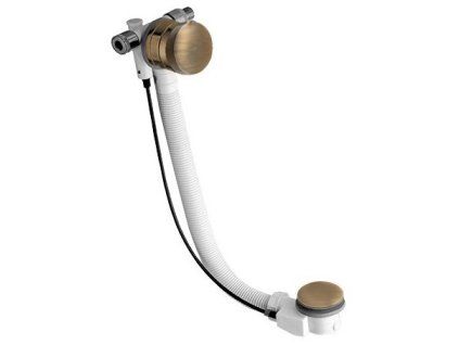 Polysan 86388 Vanová souprava s napouštěním bovden délka 775 mm zátka 42 mm bronz