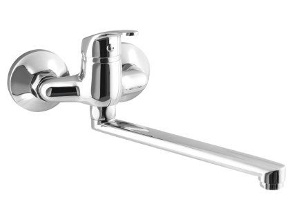Aqualine 35 nástěnná baterie rozteč 100 mm, ramínko ploché, 220 mm, chrom 52021