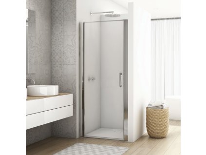 SanSwiss DIVERA 70 cm jednokřídlé dveře - aluchrom/sklo Screen D22T10705087