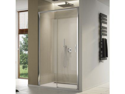 SanSwiss TOP-LINE S 150 cm dveře pravé - aluchrom/sklo linie TLS2D1505051