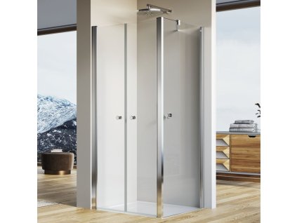 SanSwiss SOLINO 120 cm boční stěna - aluchrom/sklo Screen v 90° SOLT212005087