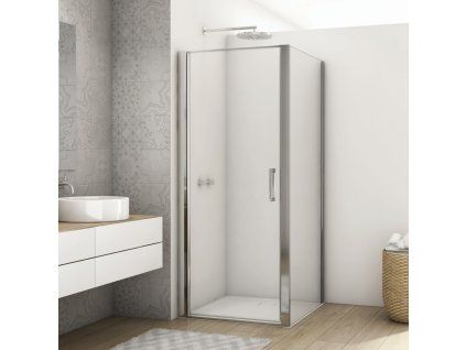 SanSwiss DIVERA 70 cm boční stěna v 90° - aluchrom/ sklo Screen D22F10705087