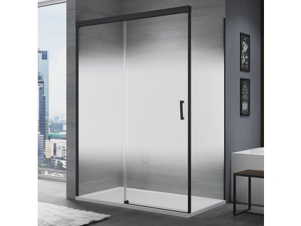 SanSwiss Cadura 70 cm boční stěna v 90° - černý/sklo Screen CAST0700687