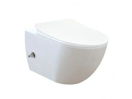 Creavit FREE Rim-Off závěsné wc s ovládací baterií + BIDET 2v1 FE322.005