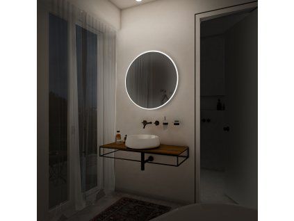 Nimco 26000 LED zrcadlo podsvícené průměr 60 cm s dotykovým senzorem ZP 26000RV