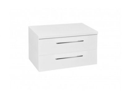 Krajcar KG Geo koupelnová skříňka 100 x 46 x 50 cm s výřezem bílá 2KG.100