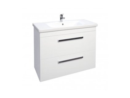 Krajcar KB Balance koupelnová skříňka s umyvadlem 80 x 65 x 45.5 cm bílá KB80