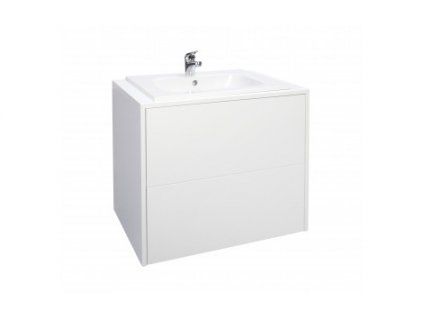 Krajcar PKJ Just koupelnová skříňka se zápustným umyvadlem 75 x 65 x 55 cm bílá PKJ75