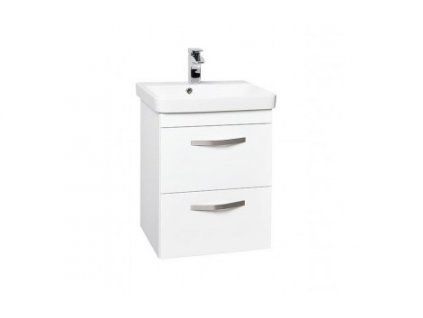 Krajcar LX Luxury koupelnová skříňka s umyvadlem 55 x 65 x 37 cm bílá LXT55