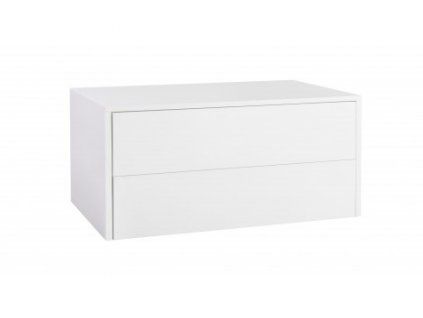 Krajcar PKR Row koupelnová skříňka 100 x 46 x 50 cm bez výřezu bílá PKRB100