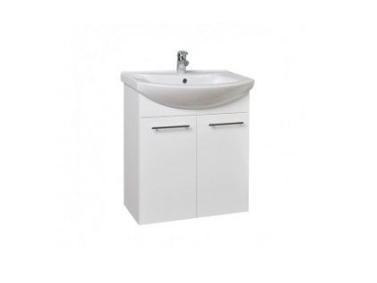 Krajcar KZ Zenon koupelnová skříňka s umyvadlem 55 x 75 x 43 cm bílá KZ55