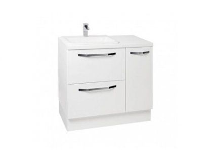 Krajcar PM pračkový modul s umyvadlem 94 x 91 x 51 cm umyvadlo vlevo bílá PMCV94