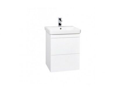 Krajcar PLX Push koupelnová skříňka s umyvadlem 50 x 65 x 46 cm bílá PLX50