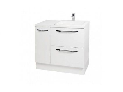 Krajcar PM pračkový modul s umyvadlem 94 x 91 x 51 cm umyvadlo vpravo bílá PMPV94